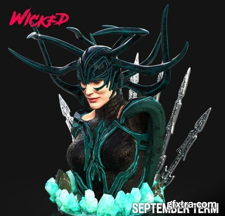 Marvel Hela Bust – 3D Print Model