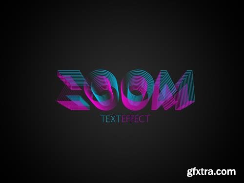 Zoom Text Effect 522112341