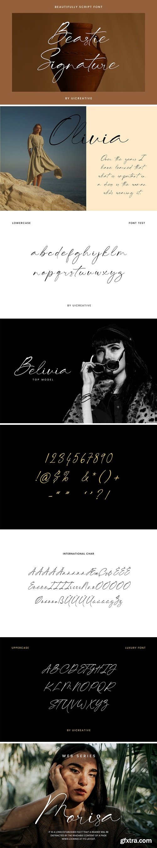 Beastie Signature Font