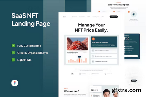 Cuans - Saas NFT Landing Page