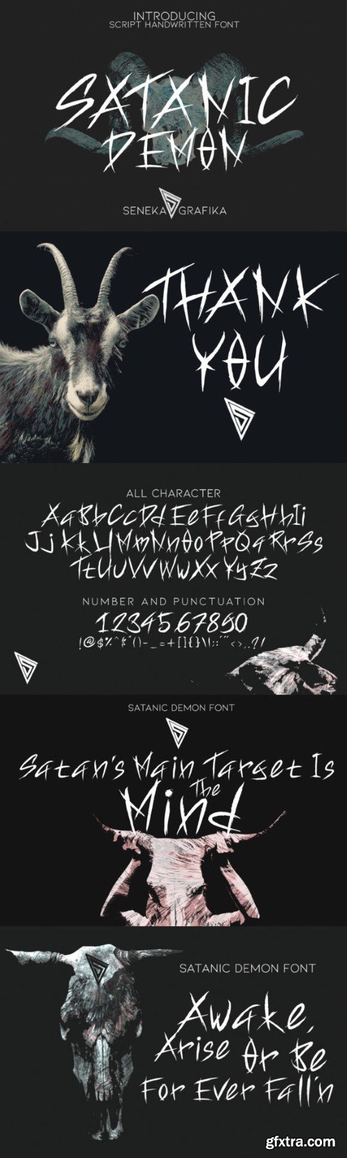 Satanic Demon Font