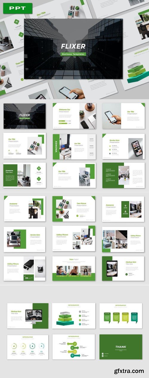 Flixer Business PowerPoint Templates