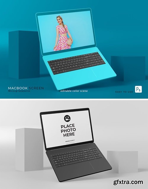 MacBook Screen Mockup HVFLNNL