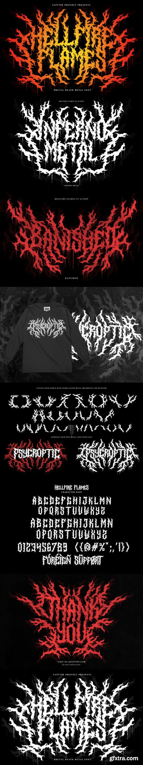 Hellfire Flames Font