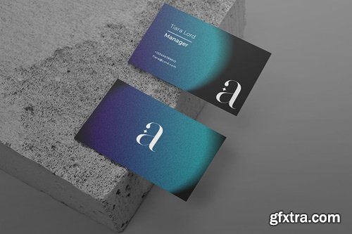 Business Identity Name Card Mockup 68SYRRM