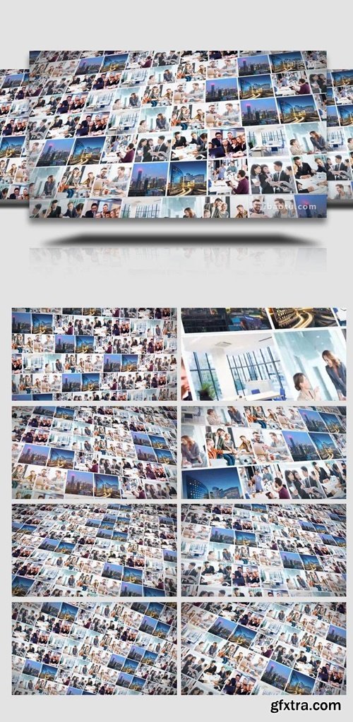 Enterprise Photo Wall Picture Collection Logo Display AE Template 6438290