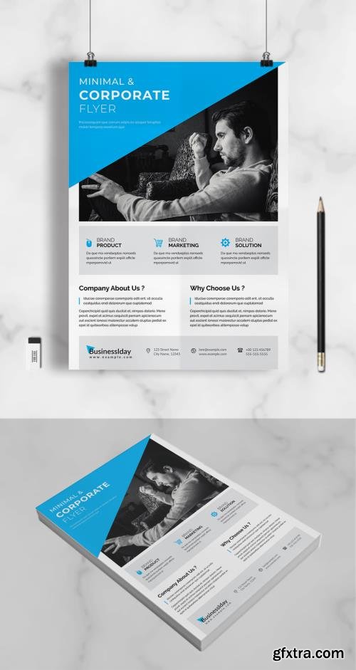 Minimal and Corporate Flyer 529509864