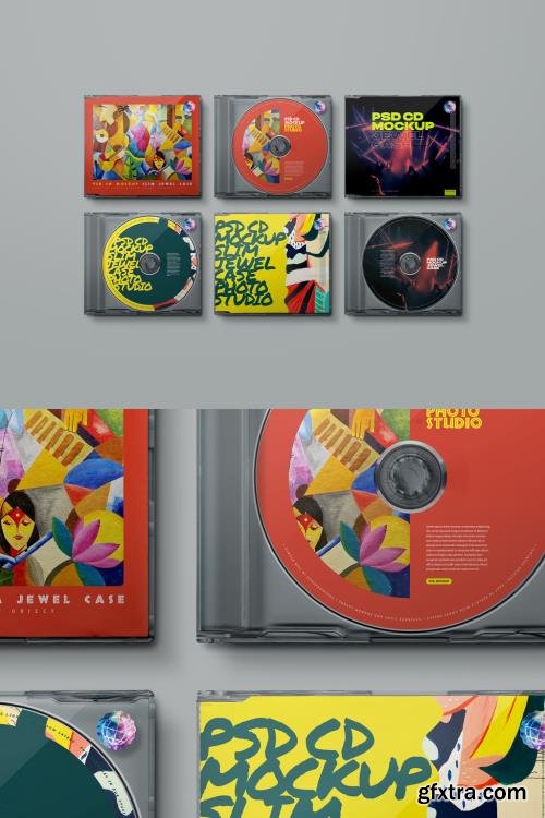 CD Mockup Jewel Case Slim Set 510951047