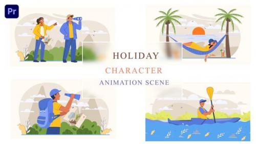 Videohive - Vacation Holiday Animation Scene - 43660506 - 43660506