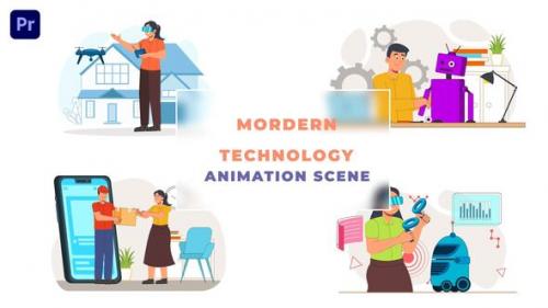 Videohive - Modern Technology Explainer Animation Scene - 43660786 - 43660786