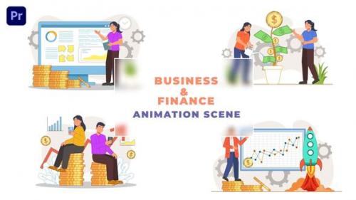 Videohive - Finance Business Explainer Animation Scene - 43660829 - 43660829