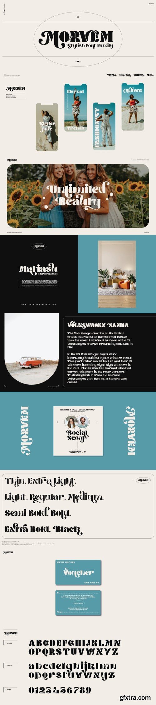 Morvem Font Family