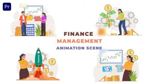 Videohive - Finance Management Plan Animation Scene - 43662383 - 43662383