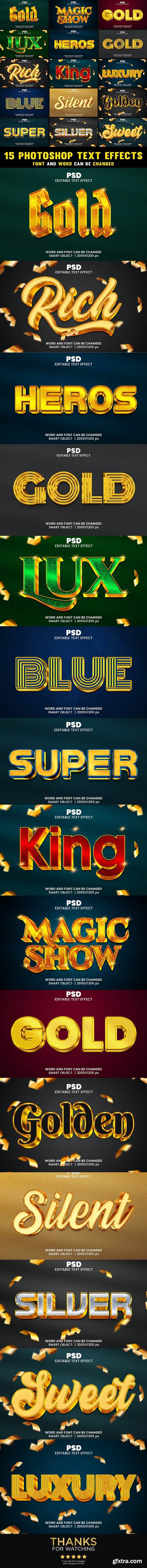 GraphicRiver - Golden luxury Editable 3D Text Effect Style for Photoshop Pack V.24 43299372