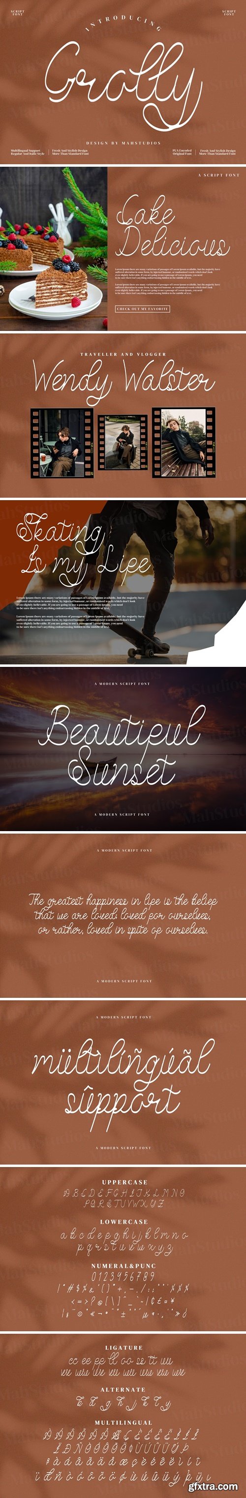 CM - Grolly Script Fonts 12771848