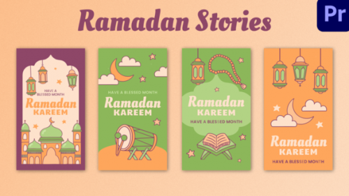 Videohive - Ramadan Kareem | Eid Intro Stories TikTok Reels - 43644715 - 43644715