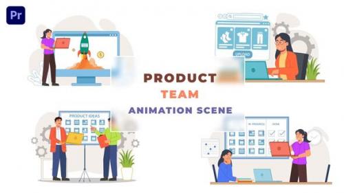 Videohive - Product Team Explainer Animation Scene - 43661313 - 43661313