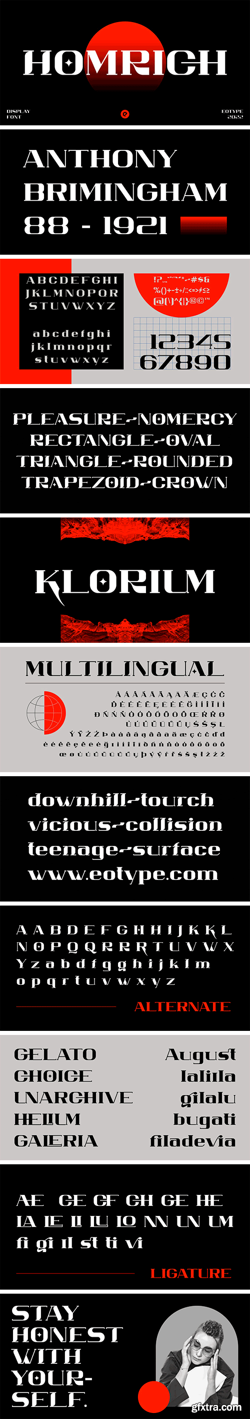 Homrich Font