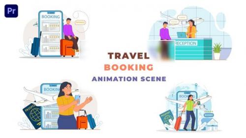 Videohive - Online Travel Booking Animation Scene - 43663703 - 43663703