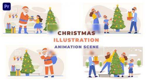 Videohive - Christmas Function Animation Scene - 43664375 - 43664375