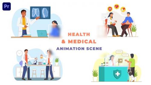 Videohive - Healthcare and Medical Hospital Animation Scene - 43665495 - 43665495