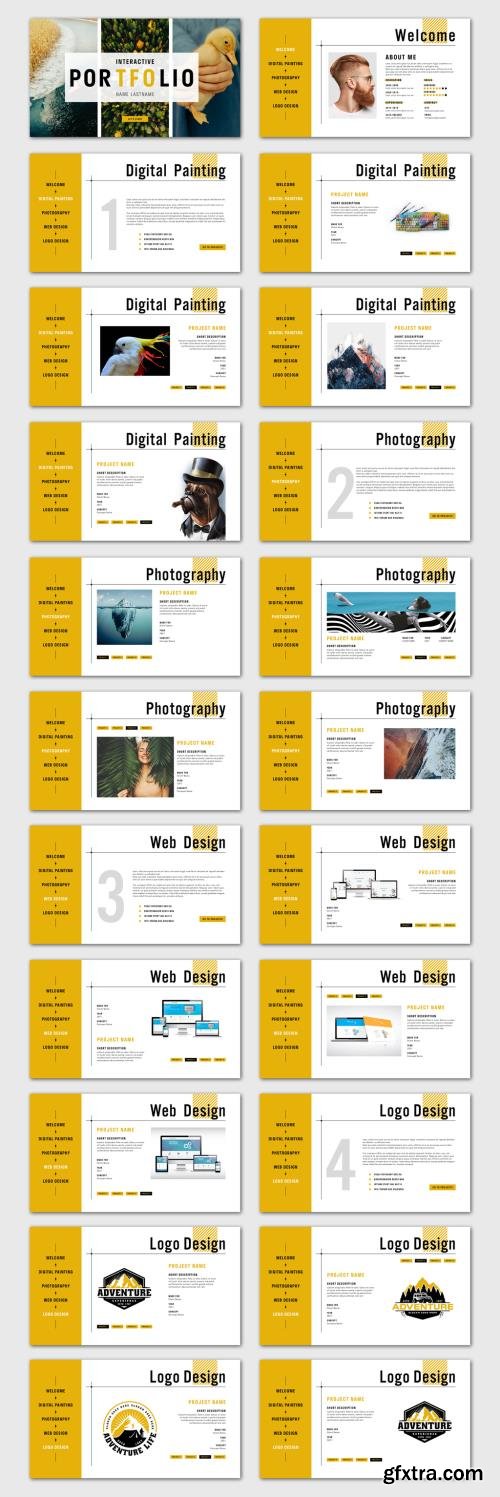 Interactive Portfolio Layout 529484473