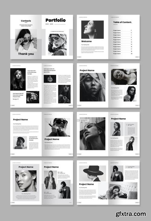 Black Portfolio Layout 526139654