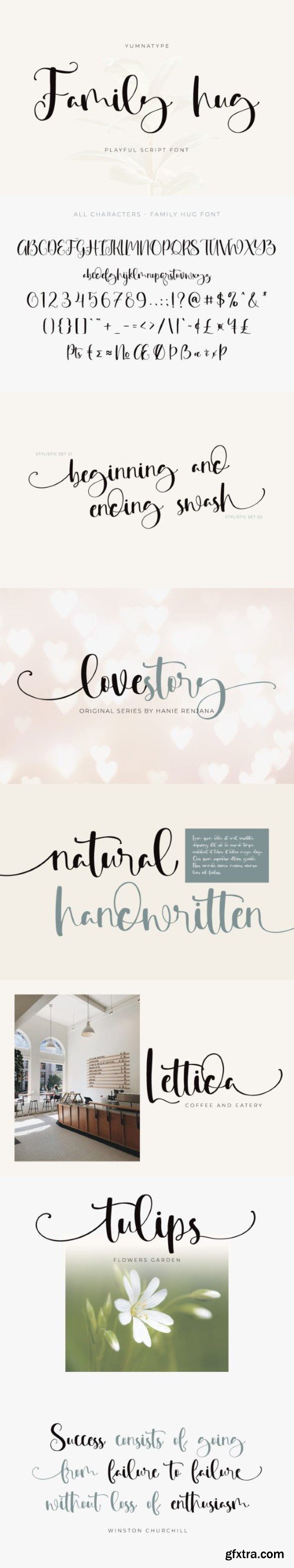 Family Hug Font