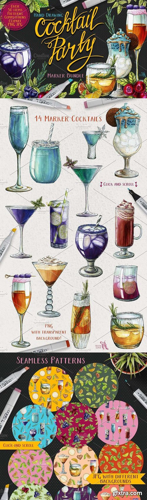 Cocktail Party Marker Bundle