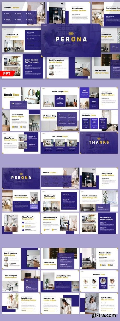 Perona - Interior Business Powerpoint 38R96FZ