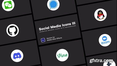 Videohive Social Media Icons III 43741782