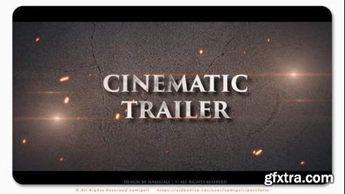 Videohive Cinematic Trailer 43722302