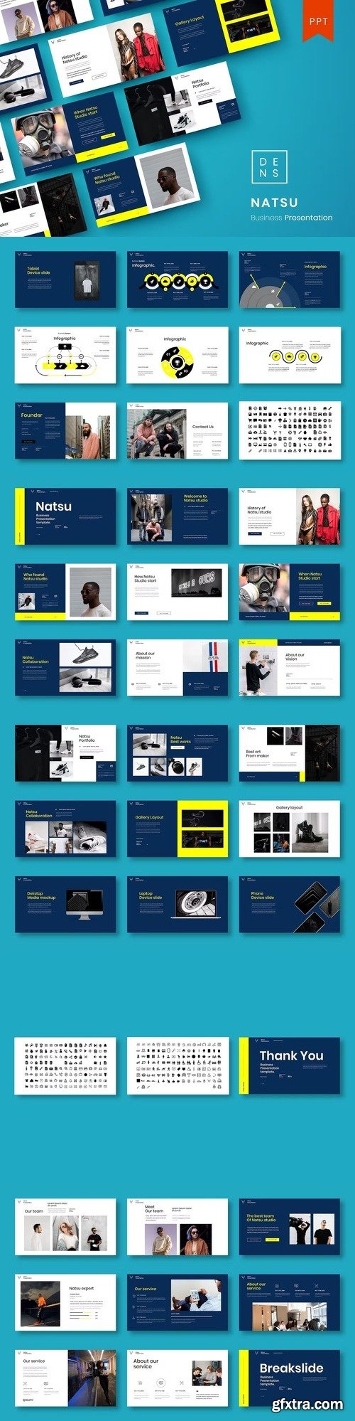 Natsu – Business PowerPoint Template GYH4392