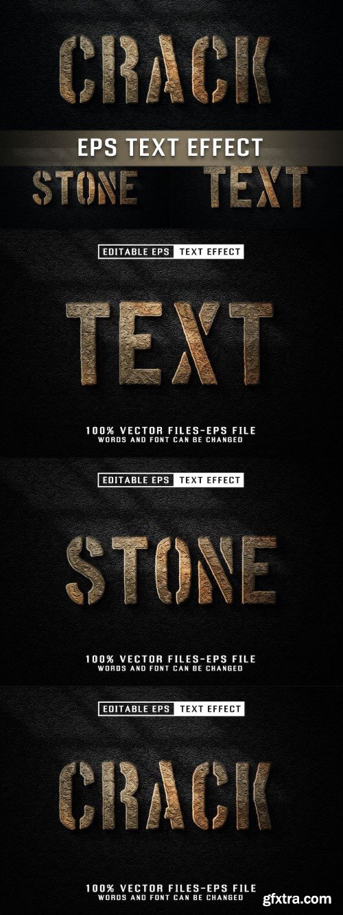 Crack Editable Text Effect