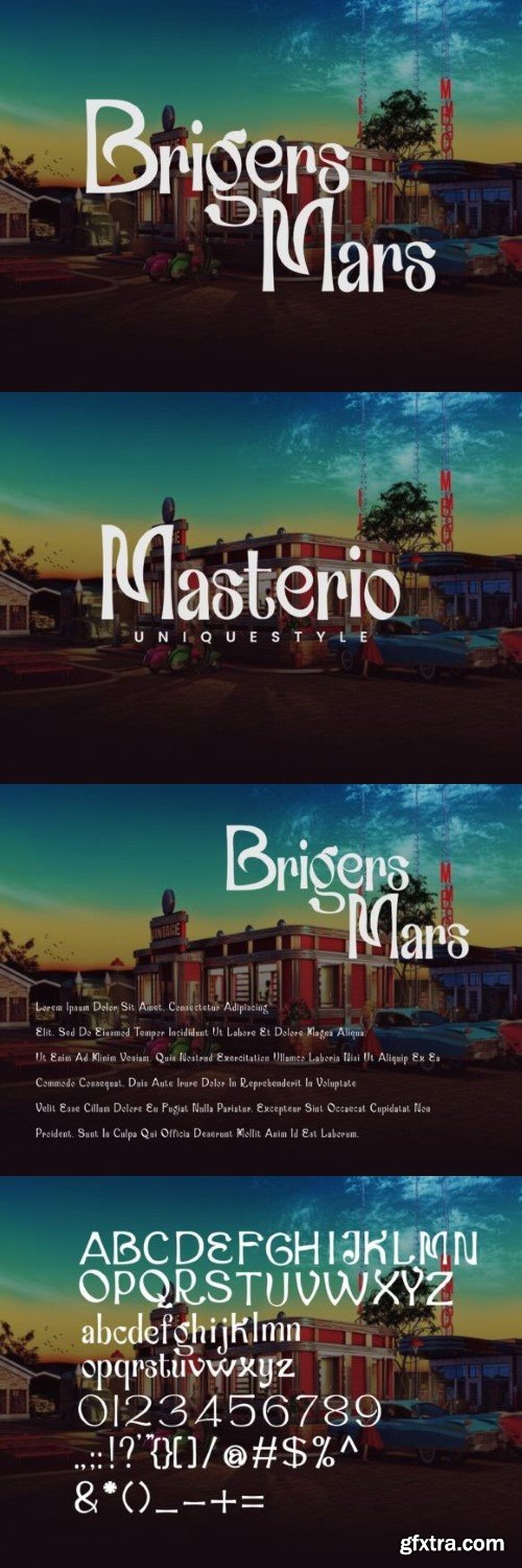 Bingers Mars Font