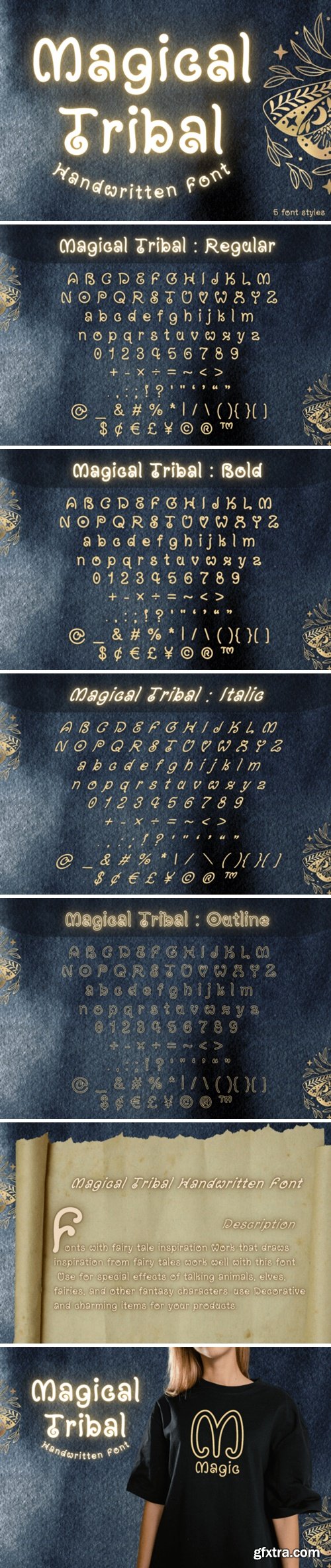 Magical Tribal Font