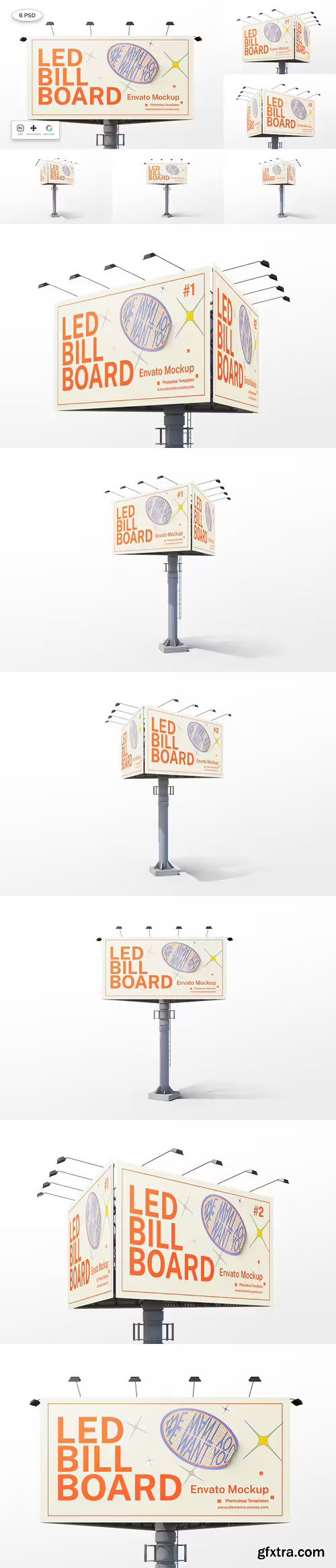 LED Billboard Mockup