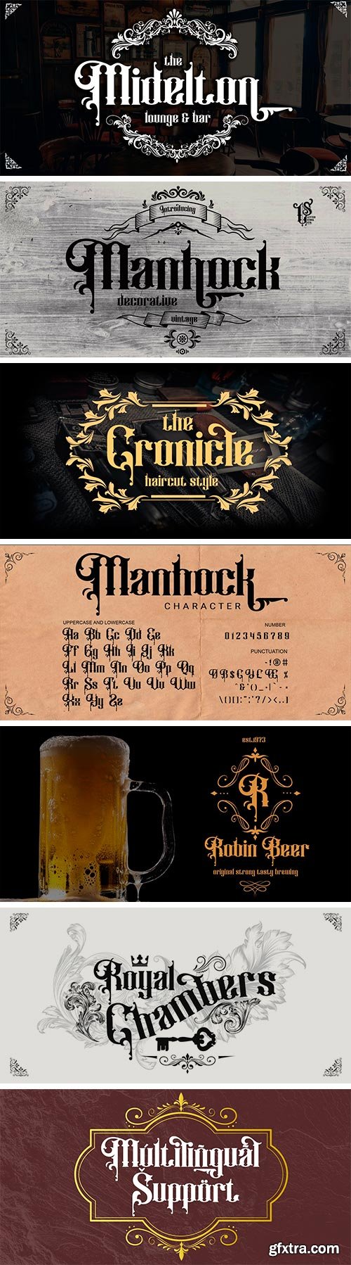 Manhock Font