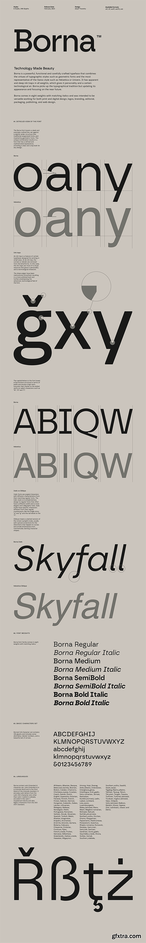 Borna Font Family