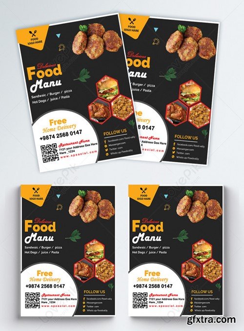 Food Flayer Template 450157293