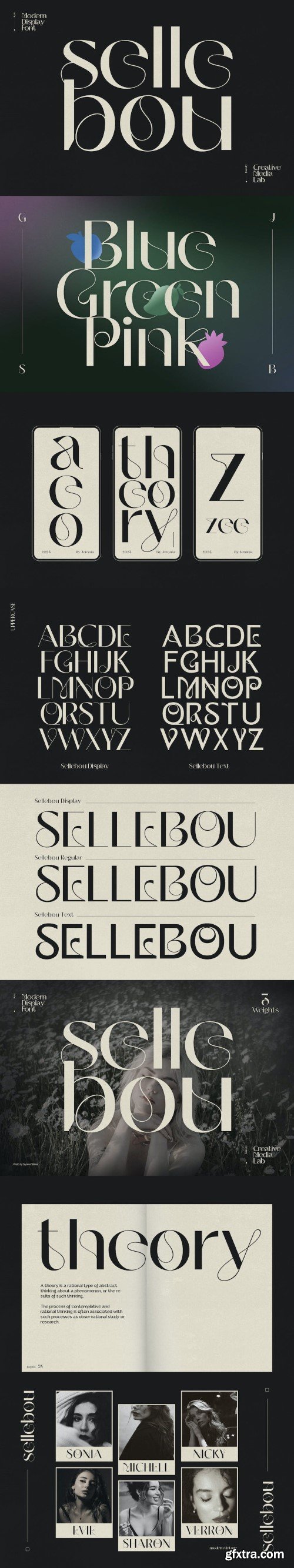 Sellebou - Modern Display Font