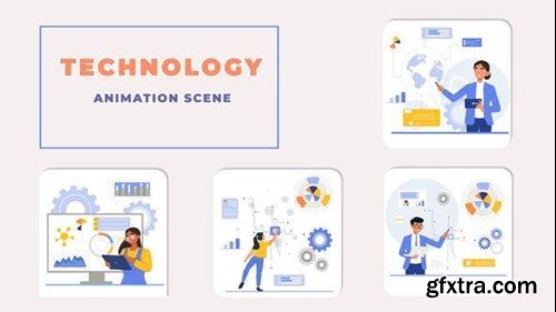 Videohive Technology Concept Animation Scene 43784551