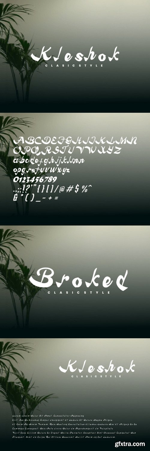 Kleshok Font