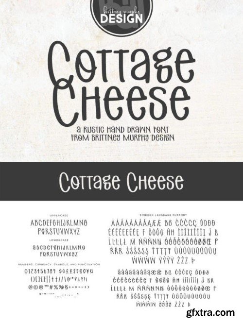 Cottage Cheese Font