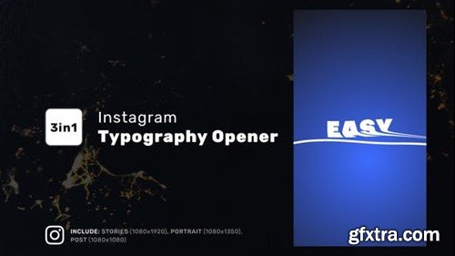 Videohive Instagram Typography Opener 43750708