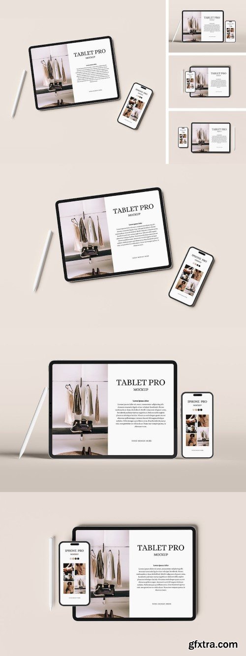 Tablet Pro & Phone Mockup