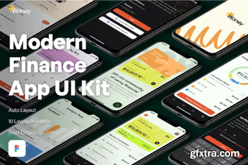 Modern Finance App Design Kit