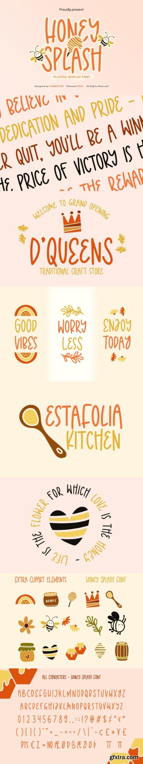 Honey Splash Font