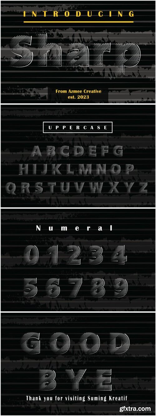 Sharp Font