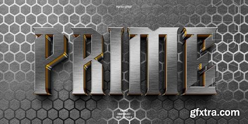 PSD prime 3d editable text effect